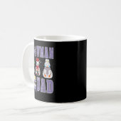 Mug Snowman Squad Funny Family Matching, Teacher And S (Devant gauche)