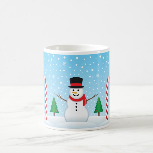 Mug Snowman & Sucre de canne Winter Wonderland (Centre)