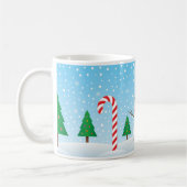 Mug Snowman & Sucre de canne Winter Wonderland (Gauche)