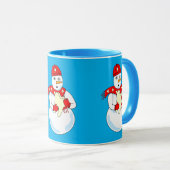 Mug Snowman Tooth Musique (Devant droit)