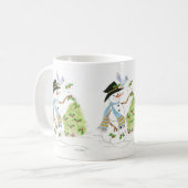 Mug Snowman with a Bluebird (Devant gauche)