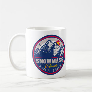 Mug Snowmass Colorado Mounts Vintage Ski Souvenirs
