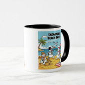 Mug Snowmen Beach Bash (Devant droit)