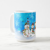 Mug Snowmen et Snowflakes (Devant gauche)