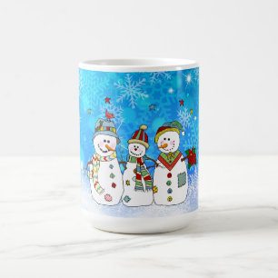 Mug Snowmen et Snowflakes