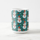 Mug Snowmen mignon avec sapin de Noël (Centre)
