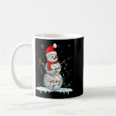 Mug Snowmies Santa Lights Christmas Snowman Volleyball (Gauche)