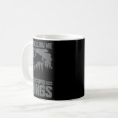 Mug Snowmobile Dont Follow Me Funny Snowmobiling Moto  (Devant gauche)