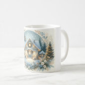 Mug Snowy Cottage Glow Scene (Devant droit)