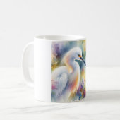 Mug Snowy Egret 180724AREF115 - Watercolor (Devant gauche)