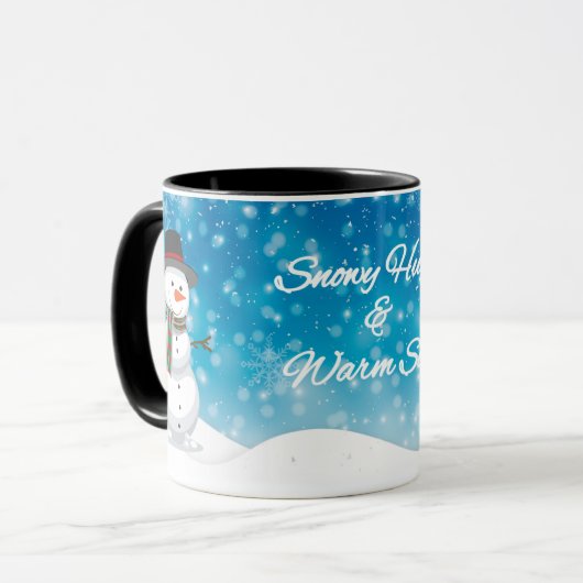 Mug Snowy Hugs & Warm Sips (Devant gauche)