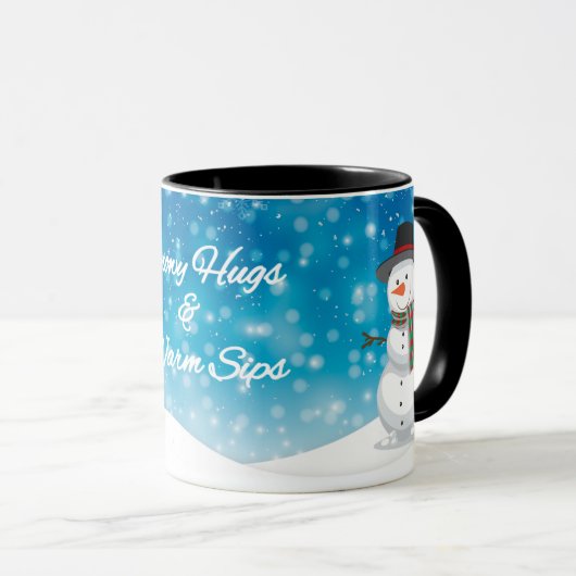 Mug Snowy Hugs & Warm Sips (Devant droit)