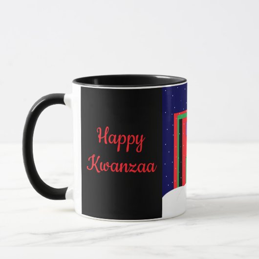 Mug Snowy Kwanzaa (Gauche)