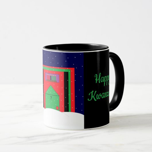 Mug Snowy Kwanzaa (Devant droit)