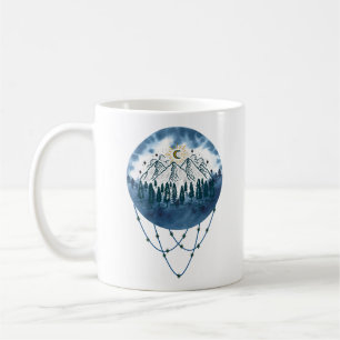 Mug Snowy Mountain Pine Tree Nature Adventure Extérieu