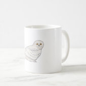 Mug Snowy Owl bird species wildlife art (Devant droit)