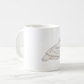 Mug Snowy Owl bird species wildlife art (Devant gauche)