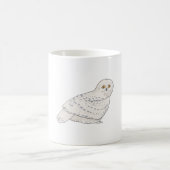 Mug Snowy Owl bird species wildlife art (Centre)