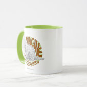 Mug Snuffleupagus B&W Dessin croisé (Devant gauche)