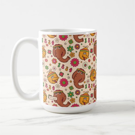 Mug Snuffleupagus et Big Bird Super Flower Motif (Gauche)