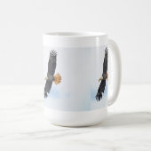 Mug Soaring Bald Eagle Wildife Photo Art (Devant droit)