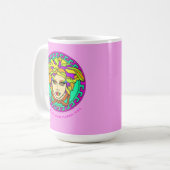 Mug SoBe Miami Kitsch Iconique Méduse, Fierté  (Devant gauche)