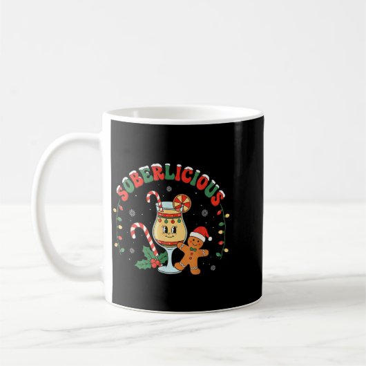 Mug Soberlicious Sober Funny Sobriety Recovery Aa Na H (Gauche)