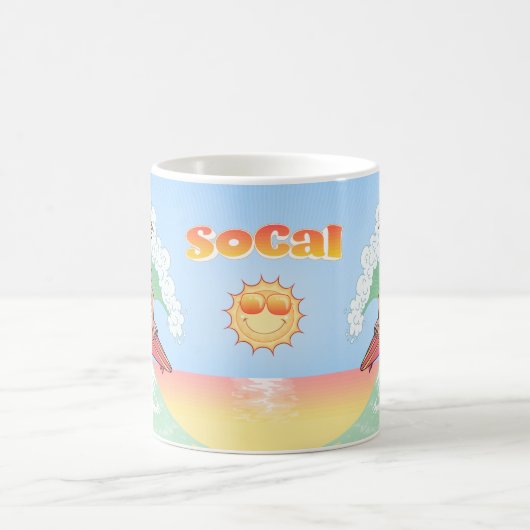 Mug SoCal Surfer avec Sun (Centre)