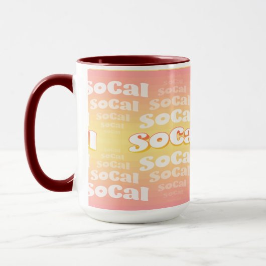 Mug SoCal with Sun (Gauche)