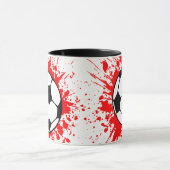 Mug soccer. (Centre)