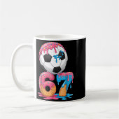 Mug Soccer Drip Number 67 Boys Soccer Player 67 (Gauche)