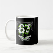 Mug Soccer Drip Number 67 Boys Soccer Player 67 Footba (Gauche)