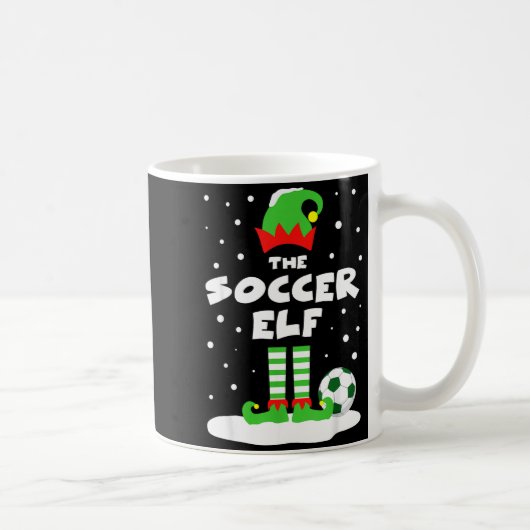 Mug Soccer Elf Matching Group Family Holiday Christmas (Droite)