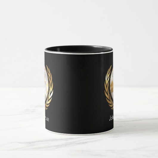 Mug Soccer Gold et Silver Custom (Centre)