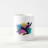 Mug Soccer Grungy Couleur Splashes (Centre)