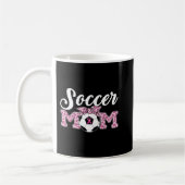 Mug Soccer Maman Breast Cancer Awareness Rose Ribbon L (Gauche)