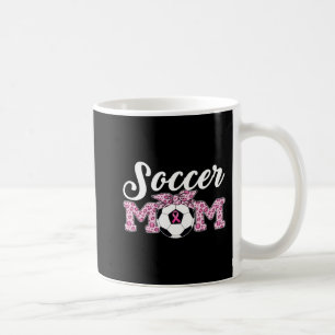 Mug Soccer Maman Breast Cancer Awareness Rose Ribbon L