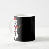 Mug Soccer Santa Hat Snowman Xmas Funny Soccer Lover C (Devant gauche)
