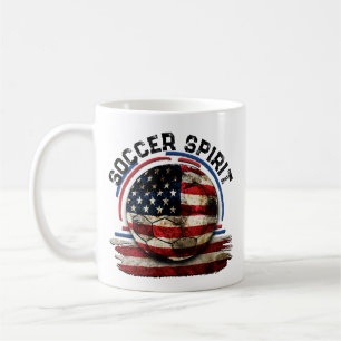Mug Soccer Spirit USA, Football Soccer