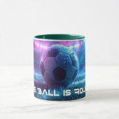 MUG SOCCER - THE BALL IS ROUND - FOOTBALL (Centre)