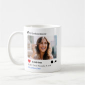 Mug Social Media Post Meilleure maman jamais photo (Gauche)