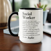 Mug Social Worker Personalized Appreciation Gift