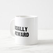 Mug Socialement maladroit (Devant gauche)