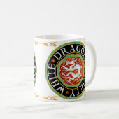 Mug Société blanche de dragon (Devant droit)
