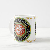 Mug Société blanche de dragon (Devant gauche)
