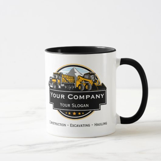Mug Société de construction d'équipement lourd profess (Droite)