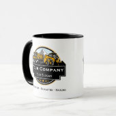 Mug Société de construction d'équipement lourd profess (Devant gauche)