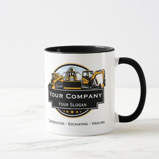 Mug Société de construction d'équipement lourd profess (Droite)