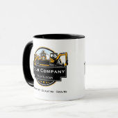 Mug Société de construction d'équipement lourd profess (Devant gauche)