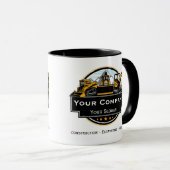 Mug Société de construction d'équipement lourd profess (Devant droit)